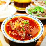 乐山非物质遗产-肖四女乐山跷脚牛肉