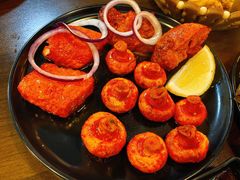 碳烤蘑菇tikka-南国印度餐厅Dakshin