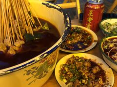 -拈签一笑黄牛肉辣卤串串