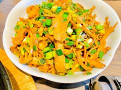 三层肉炒建瓯笋芽-四道菜·福建菜馆(新街口金鹰店)