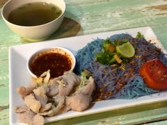-蝶豆花蓝面条