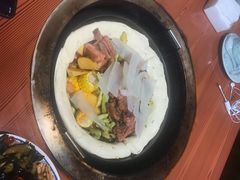 豆角烀饼锅-满兴咱妈烀饼铁锅炖(兰州北街店)