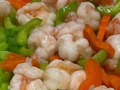 清炒牡丹虾-恭敬李·烤鸭(天坛北门店)