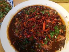 汆花鲢-燕北云山·农家菜·灶台鱼(密云溪翁庄店)