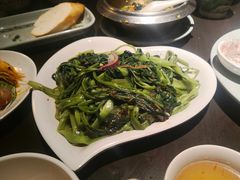 马拉盏炒通菜-大头虾越式风味餐厅(光明广场店)