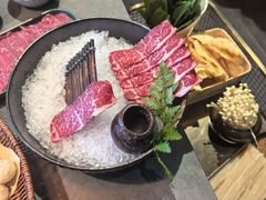 雪花牛肉-牛村来人潮汕牛肉火锅(西单店)