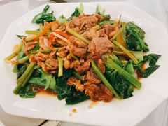 芥兰炒牛肉-潮人姐妹轩(海宁路店)
