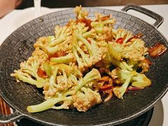 干锅有机菜花-北平楼·烤鸭·北京菜(牡丹园店)