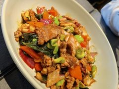 牛肉紫苏炒虾-日上三甘(三里屯店)