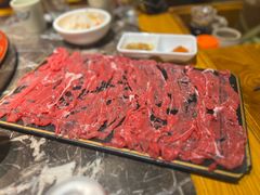 鲜切嫩牛肉-蜀辣居鲜货老火锅(红牌楼店)