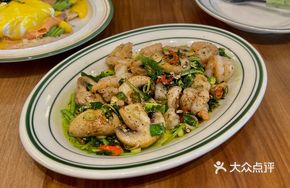 Olive Oil Seasoned Pan-Fried Shrimp