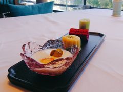 芸豆糕水果拼葛仙米布丁-松鹤楼·非遗·苏帮菜(融科店)