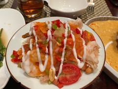 蜜柚鲜虾沙拉-食肆&Fourteen(武林夜市店)