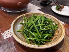 虾酱炒空心菜-滇越乘象云南餐厅(豆各庄店)