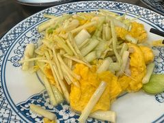 茭儿菜炒鸡蛋-广迎居老正兴菜馆
