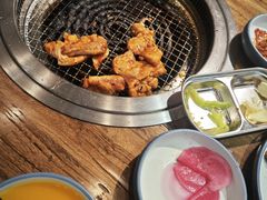 -明洞阿姨·韩式酱蟹烤肉·创意料理(三元桥店)