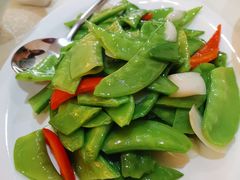 清炒百合荷兰豆-熙春园餐厅