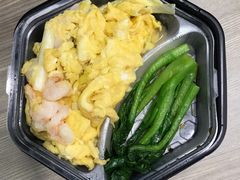 韭黄虾仁滑蛋饭-大树餐厅(红旗街万达店)