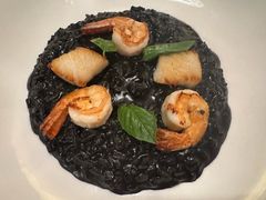 威尼斯海鲜墨鱼汁烩饭-Ponte 意大利餐厅
