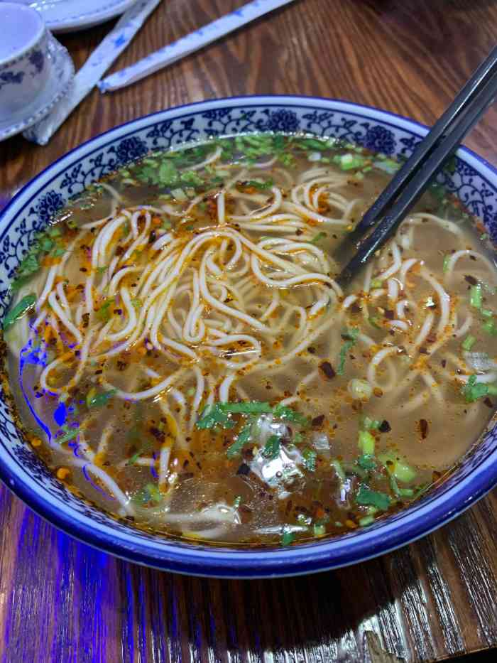 中国兰州老马拉面-"七夕晚上出门吃个饭那叫一累啊,附近餐馆全.