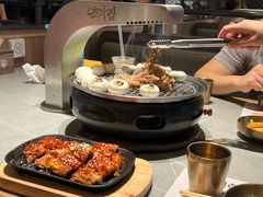 -草家酱蟹炭火烤肉店(珲春南路一店)