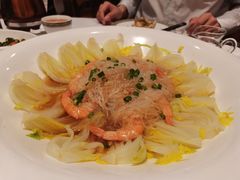 鲜虾蒸娃娃菜-老船夫婚宴婚庆会馆(延吉路店)