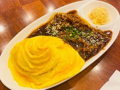 照烧肥牛蛋包饭-玛格萝妮比萨屋(四平店)