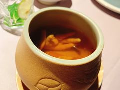 灵芝菇柴鸡汤-梧桐北京烤鸭·铜锅涮肉(海岸城店)