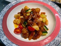 薯泥菠萝梅花肉-铁道茶苑.色稷餐厅(莲花南路店)