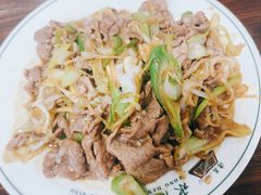 葱爆羊肉-清真永恒华威肉饼(潘家园店)