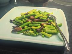 鸡枞菌炒芦笋-铭家家宴·海鲜青岛菜·院子餐厅(燕岭路店)