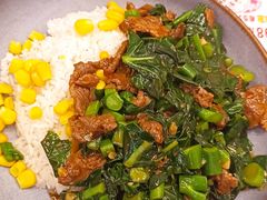 芥兰苗安格斯牛肉烩饭-杯子红牛排(南海广场店)