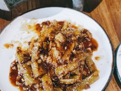 -东来菜馆•手抓海鲜家常菜•海鲜锅贴(鸽子窝店)