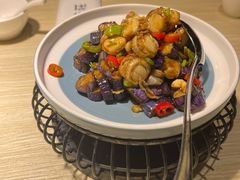 紫山茄拌扇贝-味莊·青岛菜(石老人店)