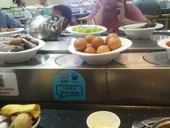 自助调料区-咕叽咕叽自助烤肉小火锅(西城广场购物中心店)