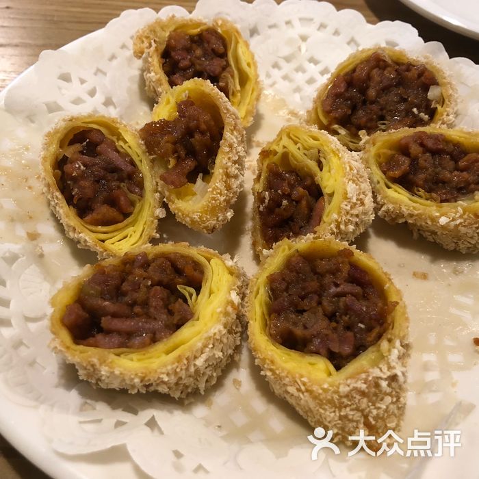 陈傻子餐厅脆皮鸭丝卷图片-北京天津菜-大众点评网
