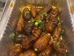 锡纸烤蝉蛹-二发烧烤(亚麻厂店)