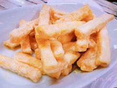 咸蛋黄焗南瓜条-金百万烤鸭店(马甸店)