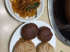 烧饼夹咸菜丝-阳坊大都涮羊肉(阳坊总店)