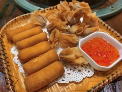 炸牛奶拼炸云吞-阿多私房菜(顺德店)