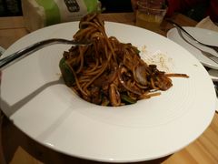 黑椒蘑菇牛柳意面-清真·艾美可餐厅(大悦汇店)