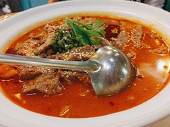 水煮肉片-付掌柜在成都·热炒砂锅集(金禾店)