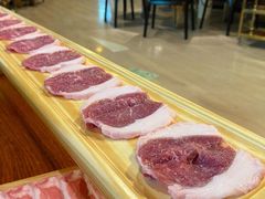 手切鲜羊上脑一米板-羊大爷涮肉(亮马桥店)