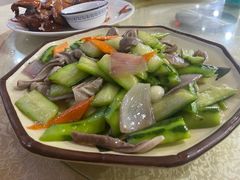 丝瓜炒猪肚-区海鸡场饭店(石壁店)