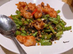 榄菜四季豆炒鸡脆骨-汤城小厨•粤菜•靓汤(望京凯德mall店)