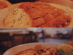 咖喱炸猪排堤坝饭-Ginko银子(青龙街店)