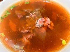牛肉粉丝汤-草桥清真牛肉锅贴扁食店