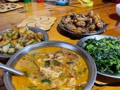 番茄竹笋鲜肉蛋汤-老鲍农家乐