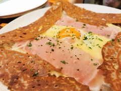 巴黎火腿鸡蛋芝士蘑菇可丽饼-RAC BAR(安福路店)