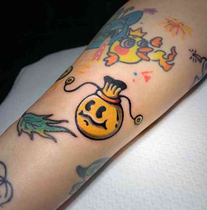 异绣堂纹身yxttattoo studio-"【风格】卡通准备给自己加一只胖丁.